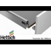 Profil design pour tiroir Arcitech, longueur 650 mm, finition Chromé