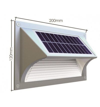 Applique solaire - Aluminium anodisé / PVC