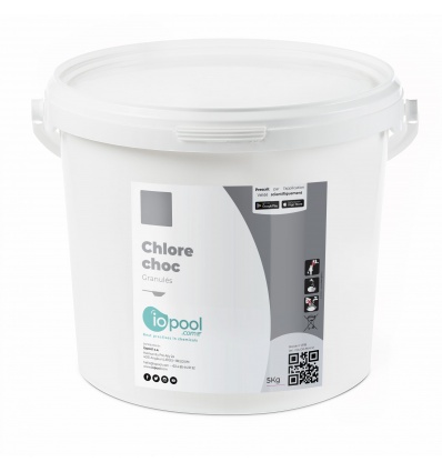 Chlore choc 5kg (granulés action rapide) - IOPOOL
