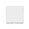 Poussoir ou poussoir inverseur Mosaic EasyLed 6A 250V 2 modules blanc