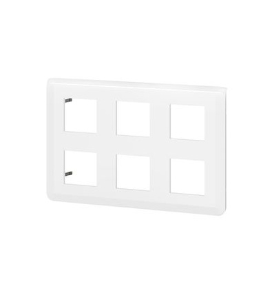 Plaque de finition Mosaic pour 2x3x2 modules blanc