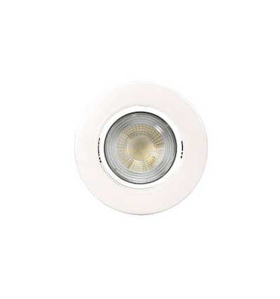 Spot Encastré LED intégrée 55W 3000K 450lm blanc 80mm