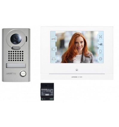 Kit vidéo JOS1VW Aiphone platine saillie avec moniteur écran 7 et module WiFi intégré 130413