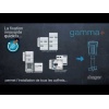 Pack GTL Gamma 18 3 couvercles 26m