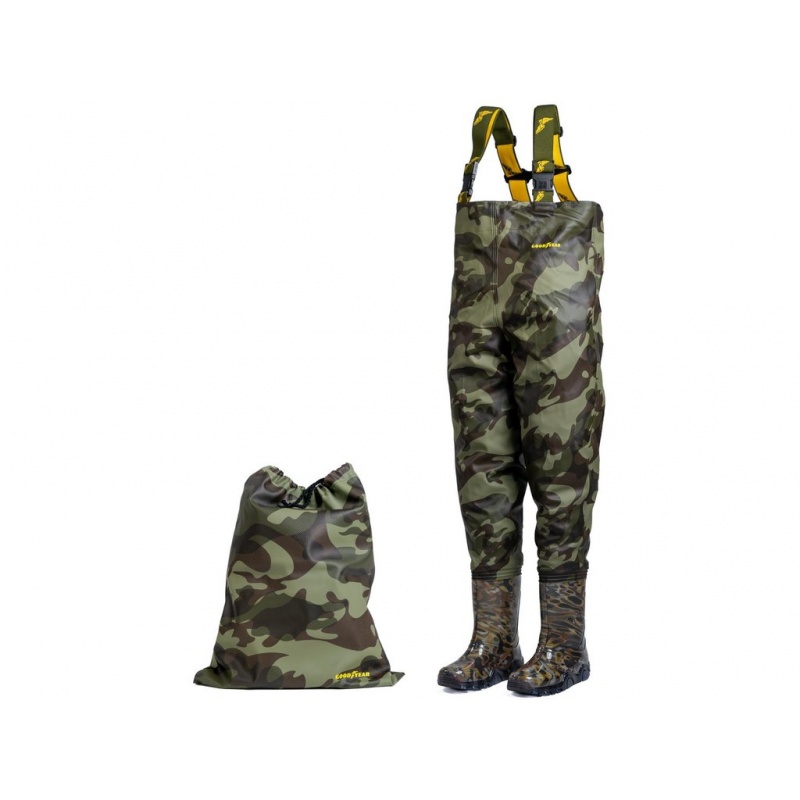 Waders PVC enfant KIDSPLAY camouflage - Gamme outdoor - Goodyear - Le Temps  des Travaux