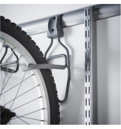 Crochet pour vélo Utility fixation murale ou sur lisse suspension verticale