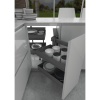 Ferrure pour meuble dangle Dynamic Corner 803 Ikona 4 étagères droite ANTHRACITE
