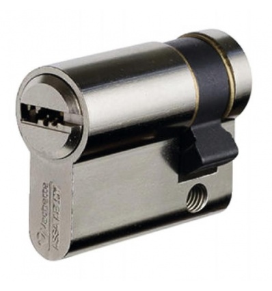 Cylindre simple de sûreté type VELIX 30 X 10 laiton nickelé 5 clés réversibles brevetées