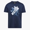Tshirt Graphic organic coloris bleu taille XXL