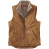 Gilet Washed Duck Sherpa coloris marron taille S