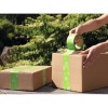 Ruban adhésif demballage ecologo vert à base de matières 100 recyclées et adhésif sans solvant rl de 66mx50mm