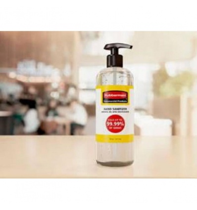 Gel désinfectant en flacon pompe à base dalcool formulation gel tue 9999 des germes bactéricide virucide