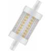 Lampe LED Line R7s claire 95 W 1055 lm 2700K gradable