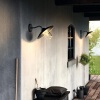 Applique murale extérieure LED lanterne Hammock à équiper E27 max 60 W noir