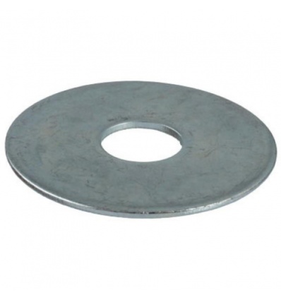Rondelles plates LLu acier zingué blanc pour vis diamètre 5 mm sachet de 200 rondelles