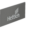 Kit tiroir ArciTech longueur 550 mm hauteur 94 mm coloris argent livré avec profils attachesfaçade et caches