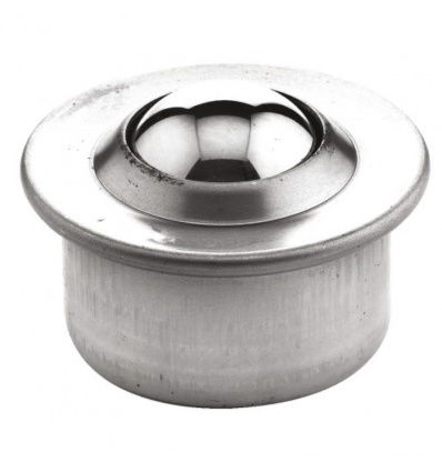 Bille de manutention inox Ø 22 mm à socle cylindrique inox Ø 4536 mm à simple emboîtement charge maxi 100kg