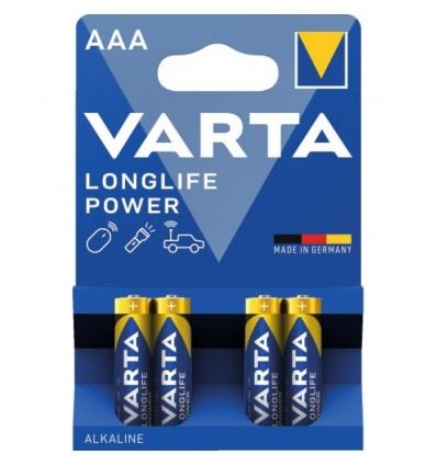 Pile alcaline Longlife Power AAA/LR03 x4