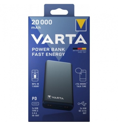Batterie rechargeable Power Bank Fast Energy 20000 mAh