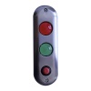 Platine de signalisation à leds rouge vert et bouton dappel 1224 Volts ACDC IP 54
