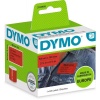 Étiquettes DYMO LW petit format pour badges nominatifs 41x89mm noir sur fond blanc rouleau 300 étiquettes