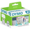 Étiquettes DYMO LW multiusages 57x32mm autoadhésives noir sur fond blanc rouleau de 1000 étiquettes