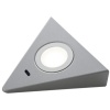 Kit 2 spots triangle LED Blues saillie gris