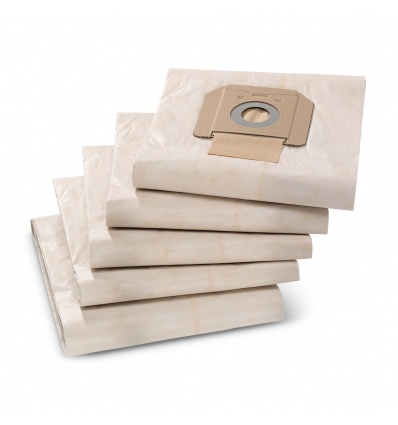 Lot de 5 sacs filtrants papier Kärcher NT 65 NT 70