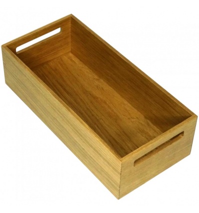 Boîte avec poignée en bois FineLine 1745 x 324 x 90 mm finition chêne clair