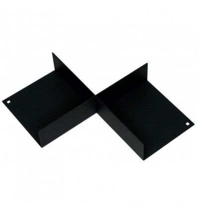 Croisillon pour boîte de rangement Fineline métalique 221 x 221 x 43 mm finition noir graphite
