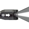 Lampe de poche Alu Led 120 Lumen 3 positions avec mises au point du faisceau 2 piles AAA incluses