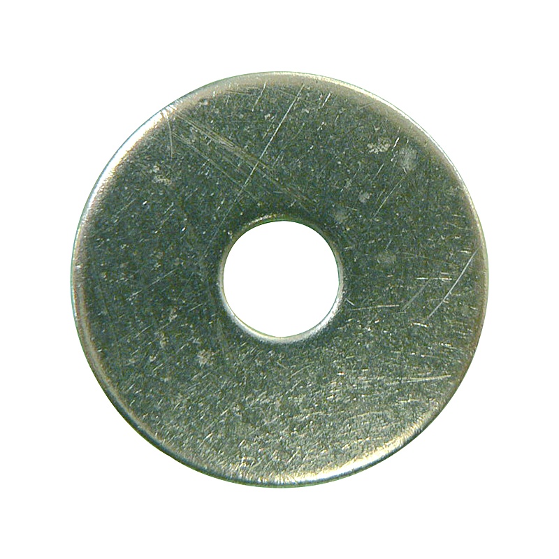 Rondelles plates larges acier zingué (6 mm)