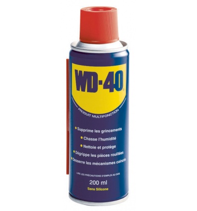 Dégrippant WD40 multi-usage double position - 200 ml