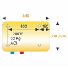 Chauffeeau électrique horizontal ZENEO ACI Hybride Atlantic 155410