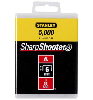 Agrafes type A Stanley 1TRA202T