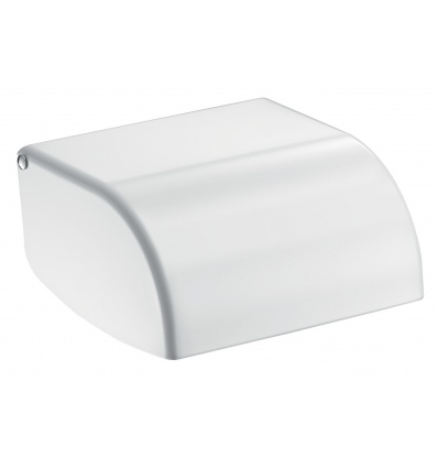 Portepapier WC Delabie à rouleau Inox 304 époxy blanc