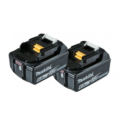 Pack de 2 batteries Makita 18 V 60 Ah BL1860B