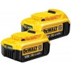 Pack de 2 batteries Dewalt 18 V 40 Ah LiIon XR DCB182