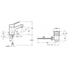 Mitigeur lavabo monotrou avec système dinstallation breveté 5