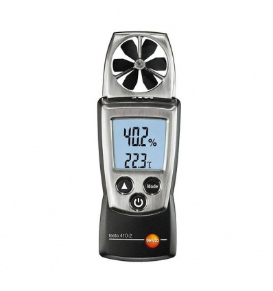 Anémomètre à hélice pour mesure de la vitesse de lair températurehumidité ambiante testo 4102