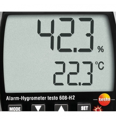 Afficheur de températurehumidité avec alarme testo 606H2