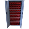 Armoire 2 portes 32 bacs 10L rouge 960x400x1600
