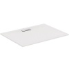 Receveur rectangulaire acrylique ultrafin 25 cm Ultra Flat New Blanc Mat 120x80cm