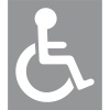 Pochoirs PMR pour marquage parkings 50x60cm Handicapé