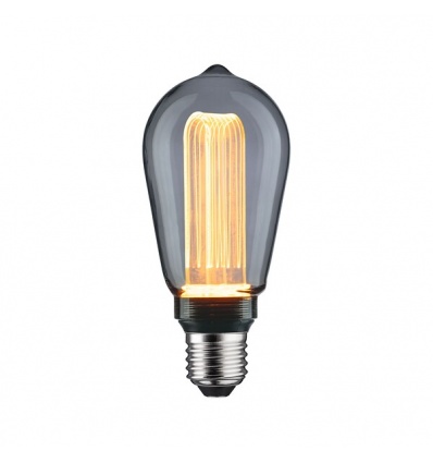 Ampoule LED InnerGlow Arc edison verre fumé E27 Ø64cm ST64 1800K 230V
