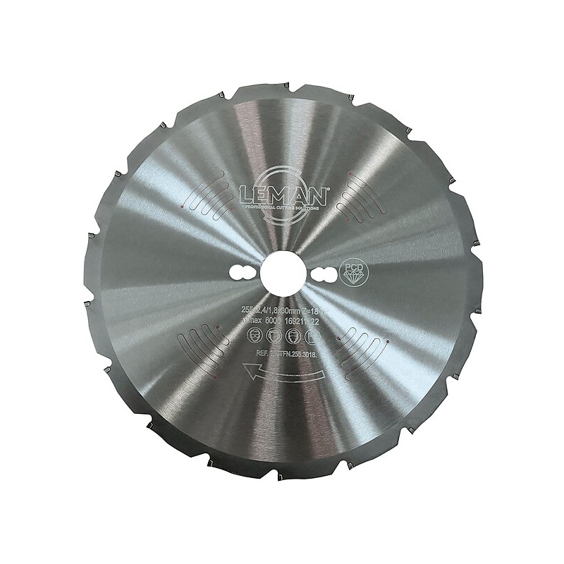 Lames scie circulaire carbure pour aluminium ou PVC- Diamètre 260mm LEMAN