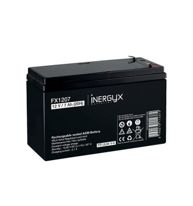 Batterie rechargeable VRLA 12V38 AhBac FR UL94 V0197x166x174mm