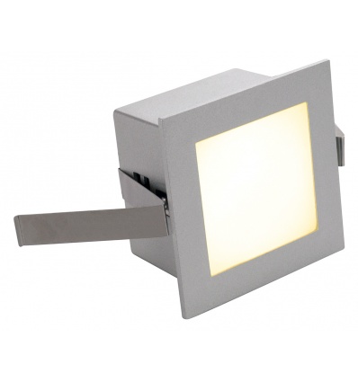 FRAME BASIC LED encastré, carré, gris argent, LED 3000K