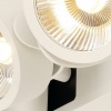 KALU LED 3 applique plafonnier, blanc noir, LED 47W, 3000K, 60°